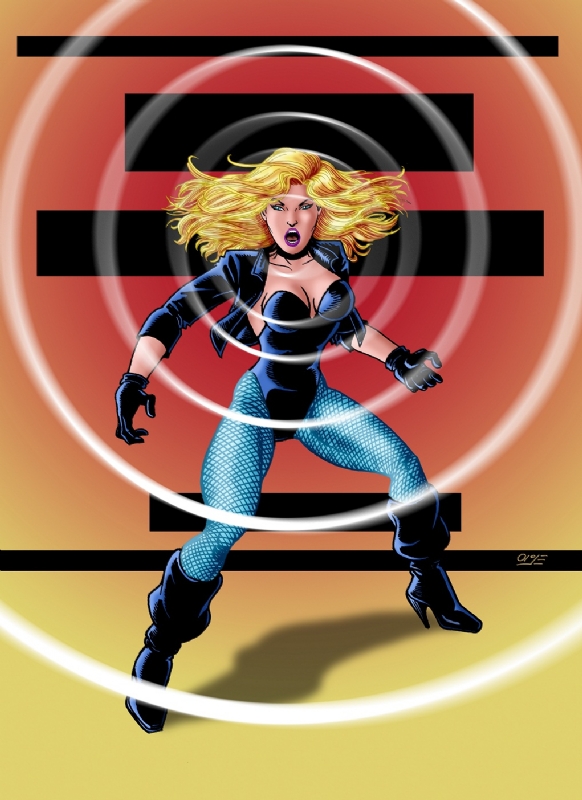 BLACK CANARY CLASSIC In ALEX GARCIA S DC CHARACTERS Comic Art Gallery Room